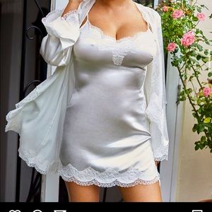 Agent provocateur Amelea slip in white